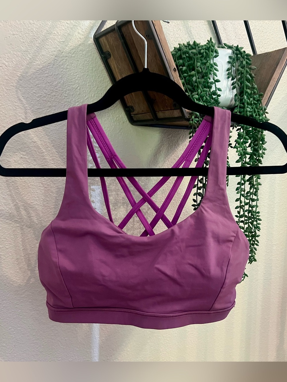 Lululemon Energy Strappy Back Sports Bra - Purple